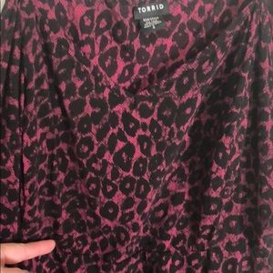 Torrid size 4 leopard tank